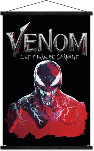 Vista 8 de Trends International Marvel Venom: Let There be Carnage - Póster de pared negro y rojo