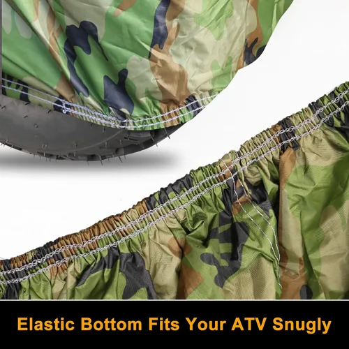 Vista 5 de X AUTOHAUX M - Cubierta impermeable de 4x4 para cuatrimoto, cubierta universal de lluvia para todo tipo de clima, protector contra polvo y sol