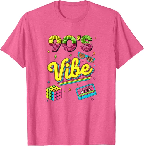 Vista 30 de 90s Nostalgia Retro Apparel - 90'S Vibe Retro T-Shirt Negro