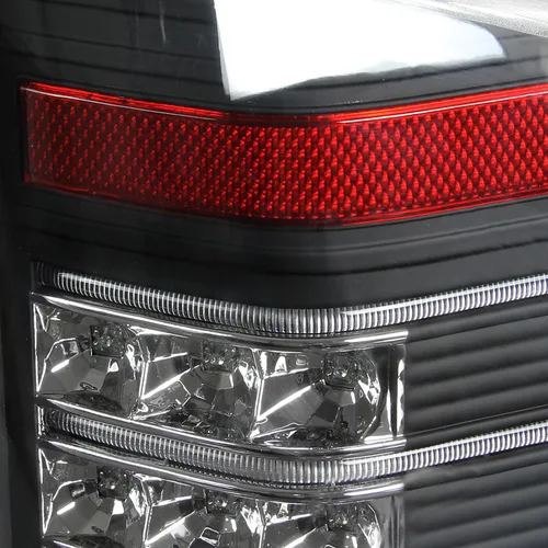 Vista 7 de Spec-D Tuning LT-SIV07JMLED-RS luces traseras LED transparentes, color negro