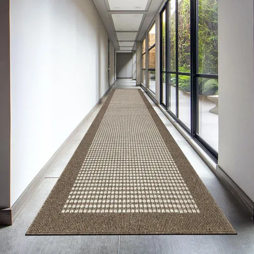 Vista 9 de Ileading Tapete para puerta de interior de 24 x 36 pulgadas, absorbente para perros, tapete de bajo perfil para entrada pequeño con respaldo de goma