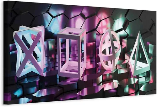 Vista 12 de artgeist Lienzo impreso para pared, para jugadores, 35 x 12 pulgadas, 1 unidad, decoración del hogar, enmarcado, pintura de fotos, ilustraciones, #01
