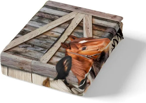 Vista 5 de Manfei Juego de funda de edredón de granja tamaño individual, funda de edredón con 1 funda de almohada, juego de ropa de cama vintage de madera