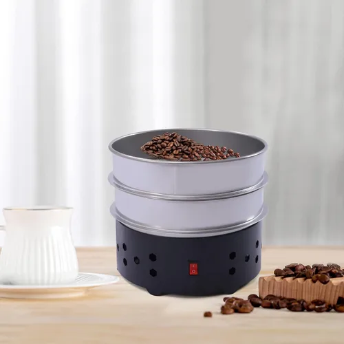 Vista 4 de LOYALHEARTDY Enfriador eléctrico de granos de café de 110 V, máquina de enfriamiento de granos de café de 1.3 libras, enfriador de granos de café