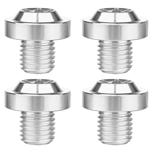 Vista 38 de Titanium M10 Torx Head Bolt (M10x10mm Pitch 1.25mm, Black) 10 15 20 25 30 35 40 45 50 55 60mm Pitch 1.25/1.5mm Screw Pack of 4