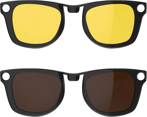 Vista 13 de HIBLOKS 2 clips polarizados para Ray-Ban Meta Wayfarer