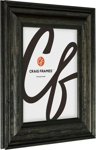 Vista 2 de Craig Frames Marco de fotos negro de 4 x 5 para carteles y pared de galería