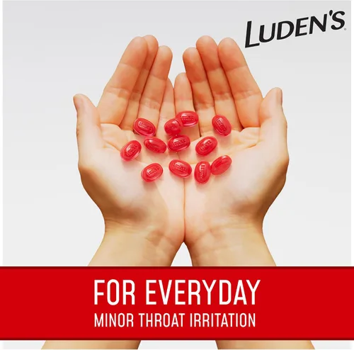 Vista 4 de Ludens Wild Cherry - Gotas para la garganta, paquete de 2, 90 gotas cada una para aliviar el dolor de garganta
