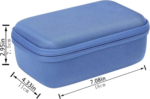Vista 6 de co2CREA Funda rígida de repuesto para cámara VTech Kidizoom Duo DX/Deluxe/Twist/Pix/Pix Plus Selfie (funda azul)