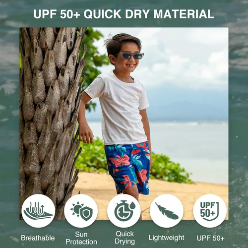 Vista 85 de Kanu Surf Traje de baño Yolo de secado rápido UPF 50+ para niños