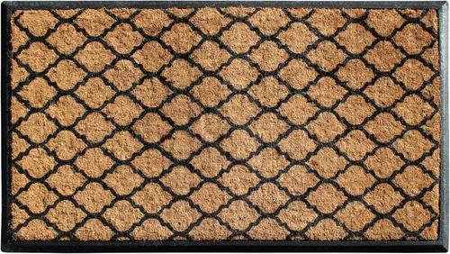 Vista 10 de A1HC Tapete para Puerta de Fibra de Coco Natural y Caucho, 30"x48" – Grueso, Duradero, Resistente, Anti-Desprendimiento, Resistente a la Medio