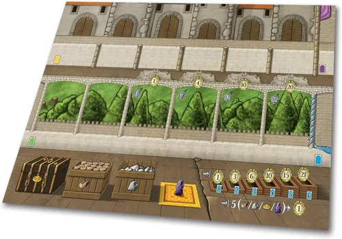 Vista 3 de CMON Lorenzo il Magnifico: Houses of Renaissance Expansion Juego de mesa de estrategia para adolescentes y adultos A partir de 14 años 2 a 5