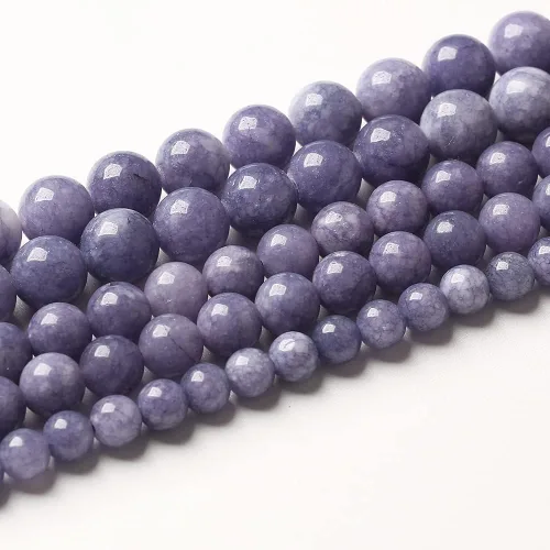 Vista 71 de 100 cuentas de piedra multicolor natural de 0.236 pulgadas (0.236 in), cuentas espaciadoras sueltas redondas para hacer pulseras, collares, aretes