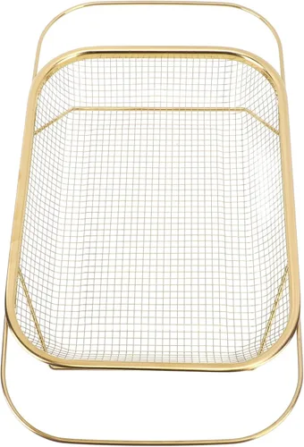 Vista 7 de Colador sobre el fregadero, cesta colador de acero inoxidable, cesta de malla fina para cocina casera