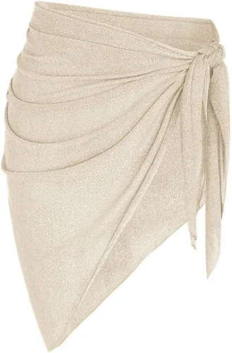 Vista 51 de ZAFUL - Pareo de mujer, pareo de playa, pareo transparente para bikini, pareo de gasa para traje de baño 0- Café