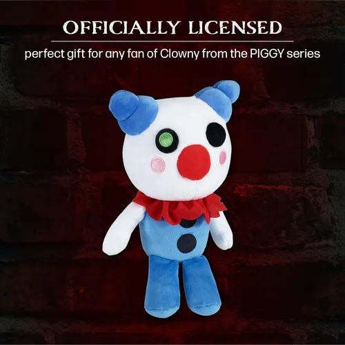 Vista 2 de PIGGY Payaso de Peluche de Cerdito, Serie 1 Payaso Coleccionable