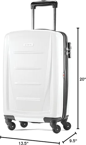 Vista 254 de Samsonite Winfield 2 Equipaje rígido con ruedas giratorias, Azul profundo, Juego de 3 piezas (20/24/28)