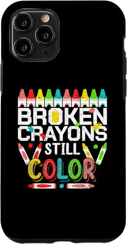 Vista 29 de Broken Crayons Still Color Mental Health Awareness Men Women Case for iPhone 17