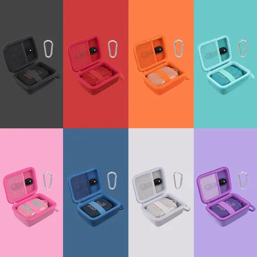 Vista 9 de Funda compatible con JBL Go 5/Go 4 Altavoz impermeable ultraportátil (funda morado)