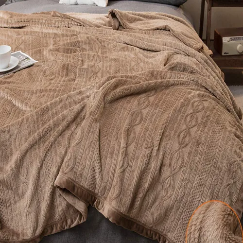 Vista 8 de Funda de cama, sofá de siesta, manta ligera y acogedora para el hogar, manta de franela suave reversible lavable