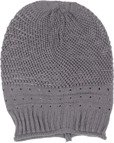 Vista 3 de BYOS - Gorro de punto de ganchillo largo y holgado para mujer