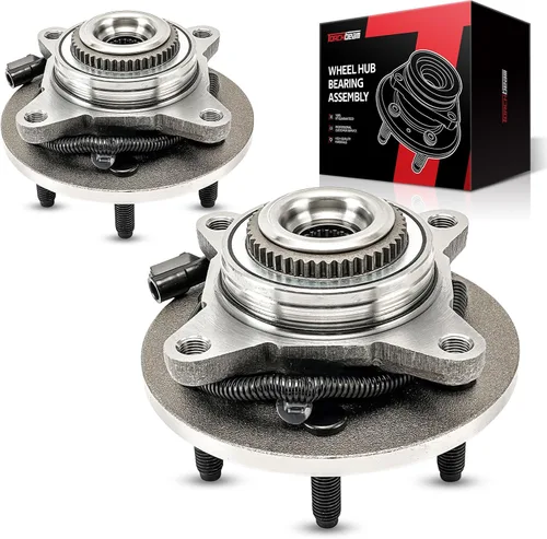 Vista 55 de Torchbeam 515081 4WD Cojinete de rueda delantera y montaje de cubo de repuesto para Ford F-250 Super Duty 2005-2010, Ford F-350 Super Duty 2005-2010