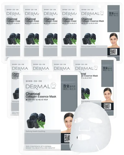Vista 29 de DERMAL Acai Berry Collagen Essence - Mascarilla facial de 0.81 onzas (0.81 oz), paquete de 10 unidades – Hidratante y reafirmante mantiene la piel