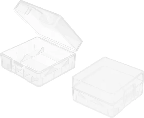 Vista 19 de Jutagoss Caja organizadora de almacenamiento de batería AA 8 capacidad de almacenamiento de batería organizador para batería AA SBC-022 transparente