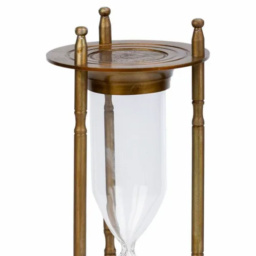 Vista 6 de Reloj de Arena Alexandra House Living Marrón Aluminio 10 x 30 x 10 cm