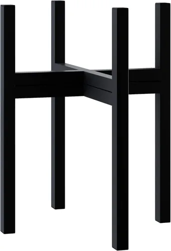 Vista 11 de FaithLand Soporte para plantas de mediados de siglo para interiores y exteriores (sin maceta de 8 pulgadas), soporte de metal para macetas, soporte