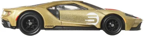Vista 3 de Hot Wheels JBL15 Boulevard '17 Ford GT Ride On Mini auto de juguete a partir de 3 años, dorado