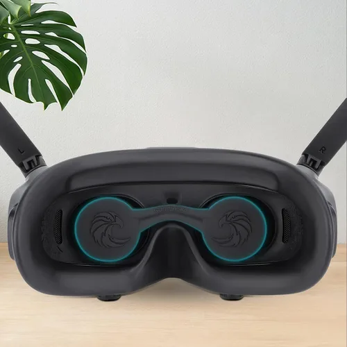 Vista 3 de Cubierta acolchada para lentes DJI 3 y gafas 2, funda protectora de silicona a prueba de polvo compatible con G2 Avata2 / Flip G3 VR accesorios