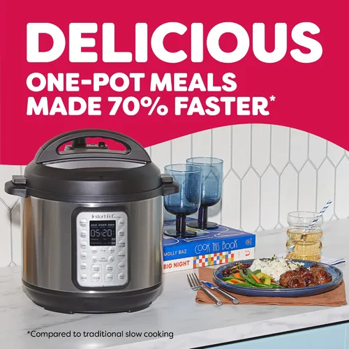Vista 14 de Instant Pot Duo Plus 6 Qt 9 in 1 Olla de presión multiuso programable, olla de cocción lenta, arrocera, yogurtera, vaporera, para hervir huevos