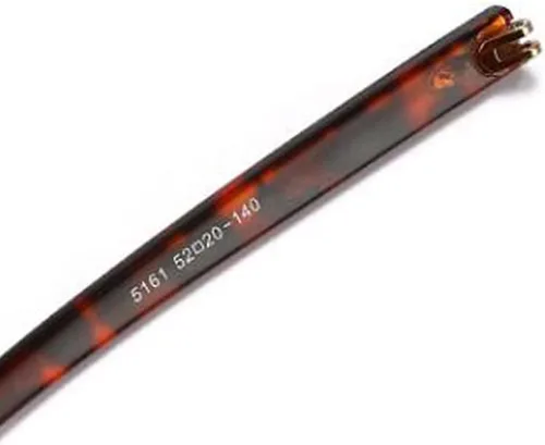 Vista 3 de Brazo de repuesto para gafas, 1 par de lentes de plástico para lentes de sol, color estampado de leopardo
