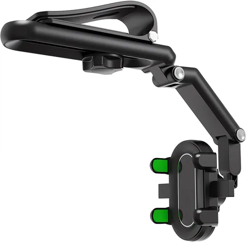 Vista 8 de Soporte giratorio y retráctil para teléfono para automóvil, multifunción con rotación de 1080°, soporte universal para teléfono celular, clip