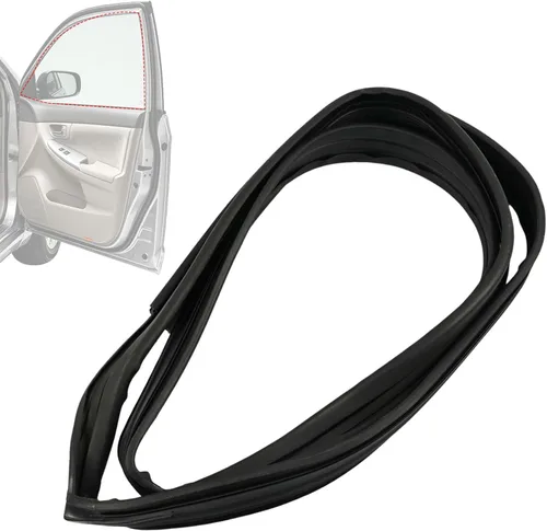 Vista 6 de 68151-02050 Tira de goma para ventana de puerta delantera izquierda compatible con Toyota Corolla S LE CE XRS Sport Sedan 4 puertas 1.8L 2002-2008