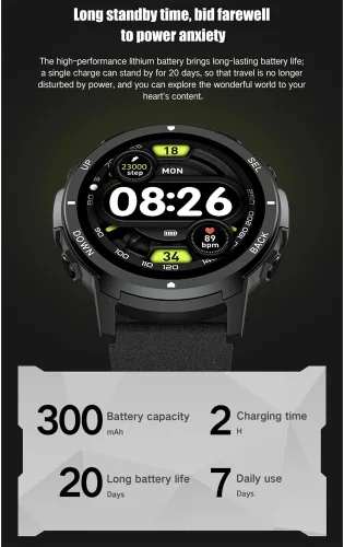 Vista 8 de Weicam Relojes de pulsera inteligentes de fitness con pantalla de llamadas, reloj inteligente para teléfono iOS Android