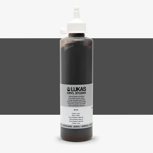 Vista 45 de Lukas CRYL Studio Artist - Pintura acrílica para artistas, Alizarín Carmesí, botella de 250 ml - Pinturas acrílicas de alto pigmento para pintar