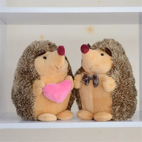 Vista 6 de A-cool 1 par de muñecas de peluche de 7 pulgadas de erizo