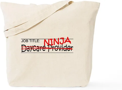 Vista 7 de CafePress Proveedor de cuidado de día Bolso de asas de lona natural, bolso de compras de tela, Caqui