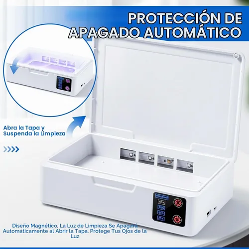 Vista 5 de Caja del limpiador de herramientas del clavo, con la carga USB