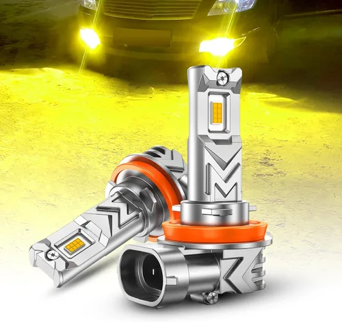 Vista 24 de SEALIGHT Bombilla antiniebla LED H11 H16, tamaño mini real 1:1, 6500 K, blanco frío, 6000 lúmenes, luces antiniebla LED H8/H16 para automóviles