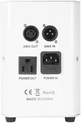 Vista 2 de Rockville Rockwedge - Paquete blanco (6) luces inalámbricas de par con batería con estuche de carga, 6 en 1 RGBWA+UV, batería de 7500 mAh, control