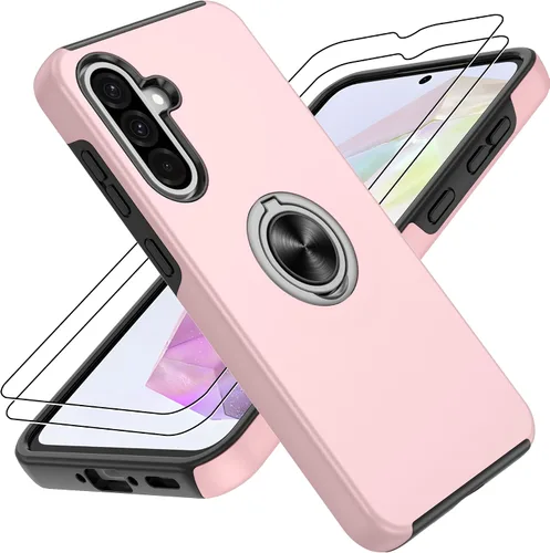 Vista 14 de Gritup Funda para Pixel 6A con protector de pantalla HD, soporte de anillo magnético 360 para Google Pixel 6A, color negro