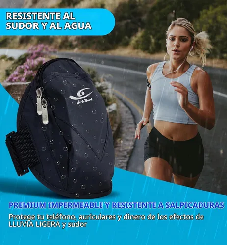 Vista 3 de HiRui Soporte universal cómodo para teléfono, pulsera ajustable para ejercicio, compatible con iPhone 17/16/15/14/Plus/Pro Samsung Galaxy todos