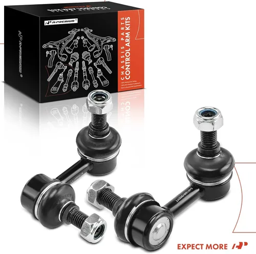 Vista 8 de A-Premium 2 eslabones de barra estabilizadora delantera, compatibles con Nissan X-Trail 2005-2006