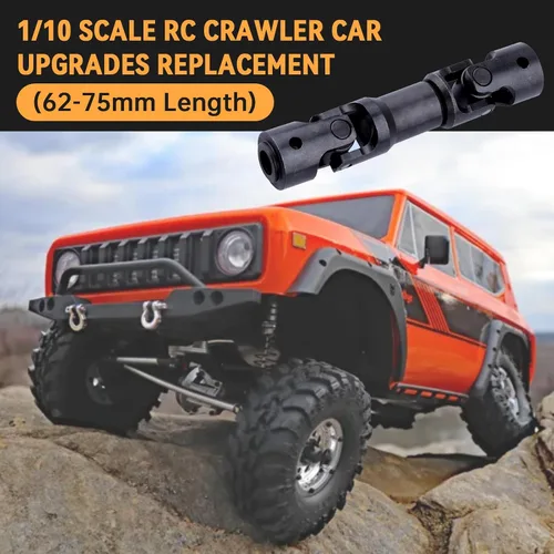 Vista 5 de Eje de transmisión universal de acero estriado, eje de transmisión CVD, escala 1/10, reemplazo de actualizaciones de automóvil RC Crawler
