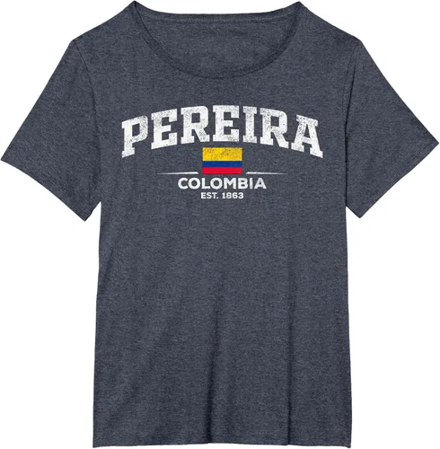 Vista 90 de Camiseta Pereira Colombia, Negro