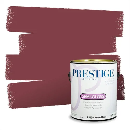 Vista 433 de Prestige Paints Pintura exterior e imprimación en uno, 1 galón, plano, coincidencia comparable de Valspar* Amber Rose*