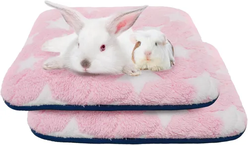 Vista 11 de Homimp 4 almohadillas para orina de conejillo de indias, autocalentables, para mantener el calor, lavables y antideslizantes, camas de animales Negro